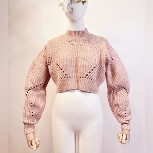 Wilfred Blush Knit Turtleneck Sweater